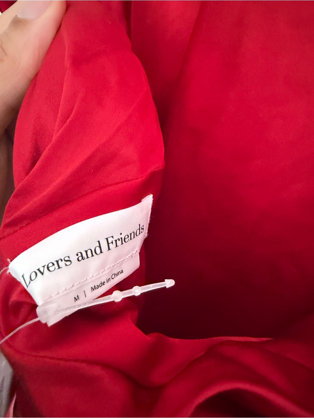 Lovers and Friends Mariam Mini Dress Red Mini Dress Size Medium NEW! With tags! - Picture 5 of 5